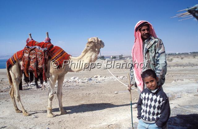 jordanie 28.JPG - Père et son fils sur la route de la paixMer morte, Jordanie